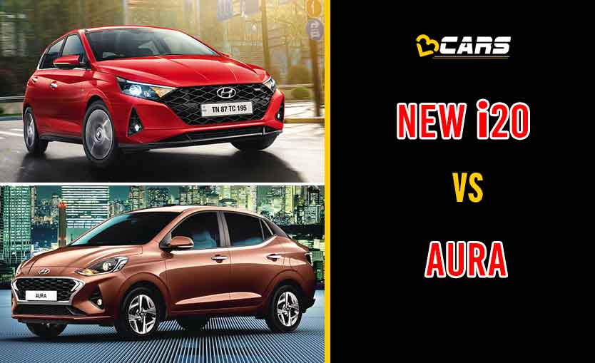 New Hyundai i20 vs Hyundai Aura