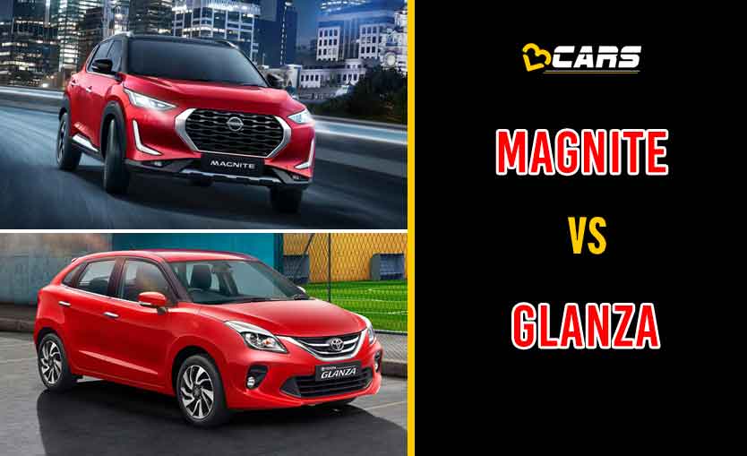 2020 Nissan Magnite vs Toyota Glanza