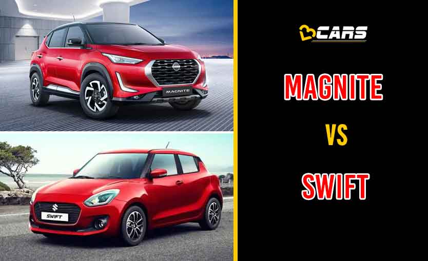 2020 Nissan Magnite vs Maruti Suzuki Swift