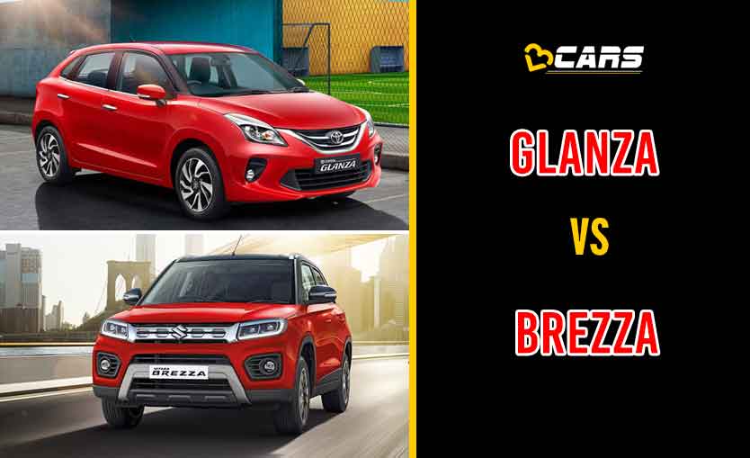 2020 Toyota Glanza vs Maruti Suzuki Brezza