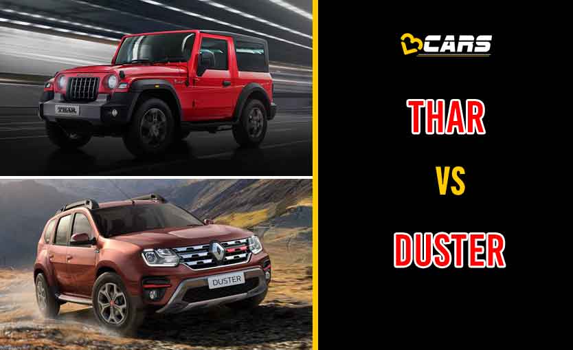 2020 Mahindra Thar vs Renault Duster