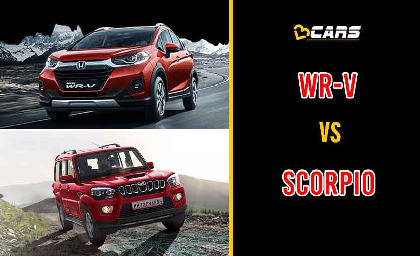 Honda Wr V Vs Mahindra Scorpio Price Specs Features Mileage Comparison