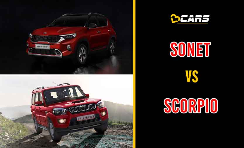 2020 Kia Sonet vs Mahindra Scorpio