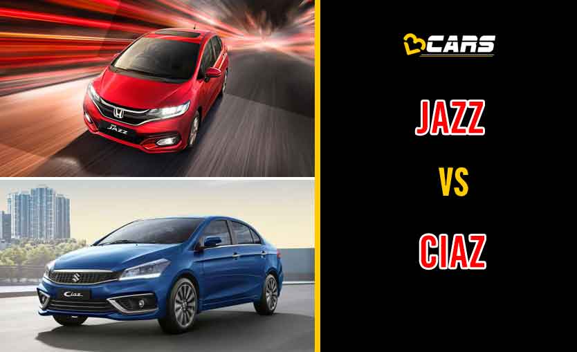 2020 Honda Jazz vs Maruti Suzuki Ciaz