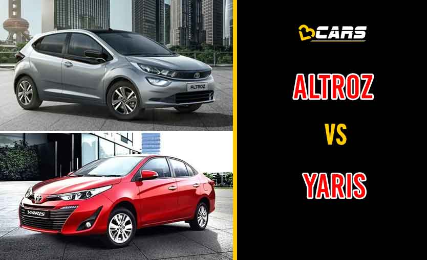 2020 Tata Altroz vs Toyota Yaris