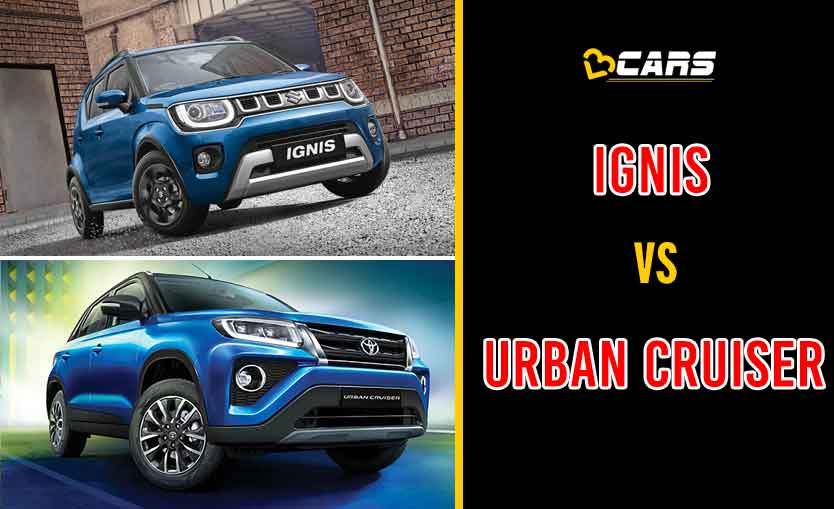 2020 Maruti Suzuki Ignis vs Toyota Urban Cruiser