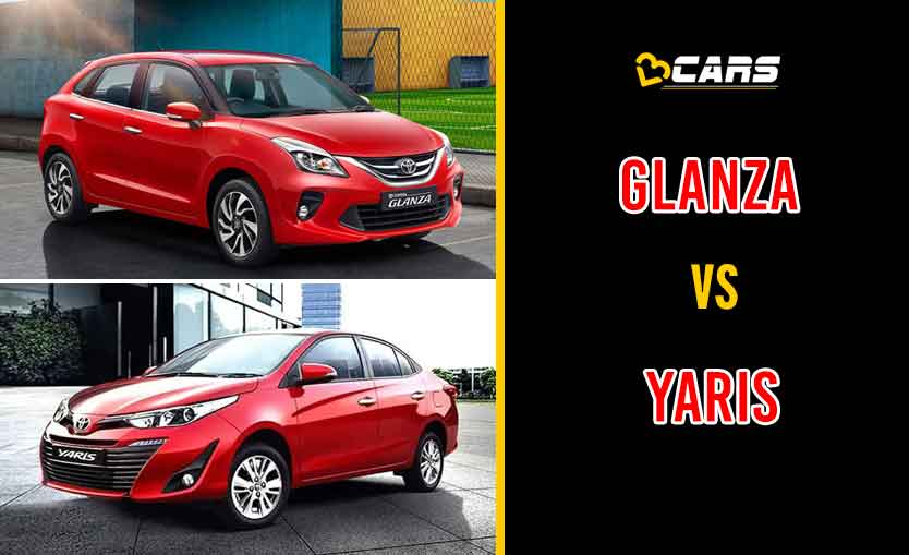 2020 Toyota Glanza vs Toyota Yaris