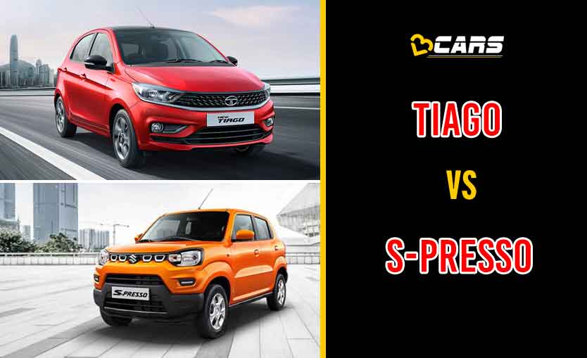 2020 Tata Tiago vs Maruti Suzuki S-Presso
