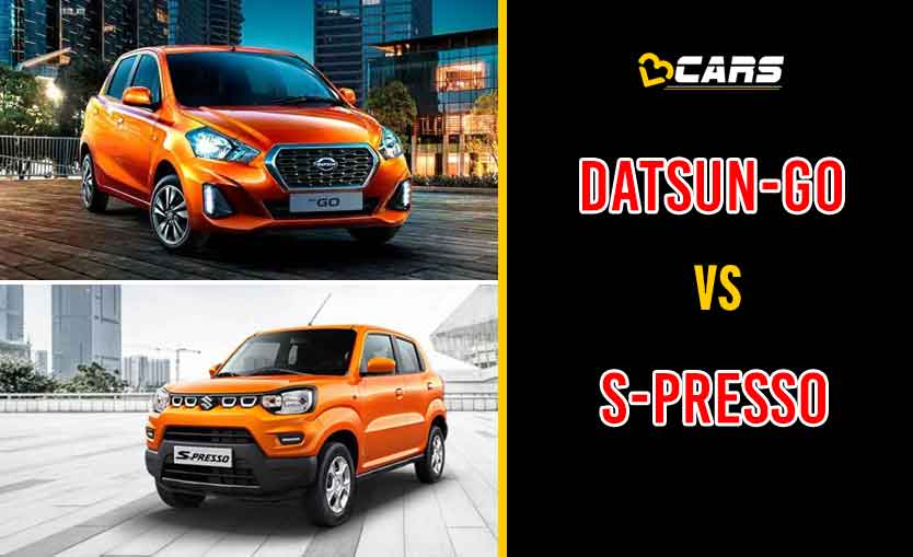 2020 Datsun GO vs Maruti Suzuki S-Presso