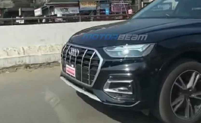 Audi q5 facelift spied testing in india launch soon
