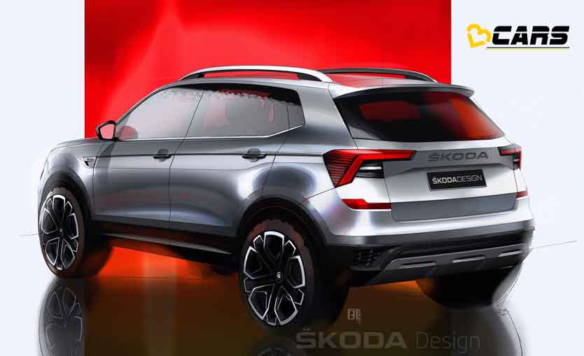 Skoda kushaq previewed in official sketches ahead of march 18 debut