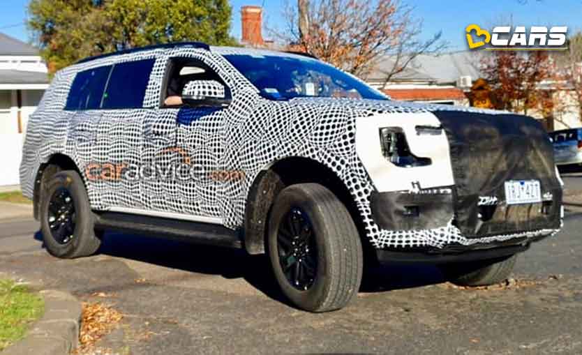 Next gen ford endeavour spied testing abroad