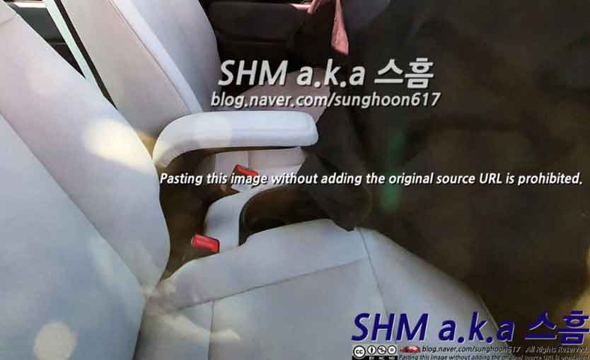 Hyundai casper ax1 micro suv interior spied