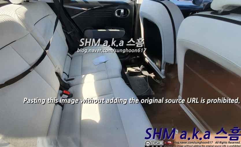 Hyundai casper ax1 micro suv interior spied