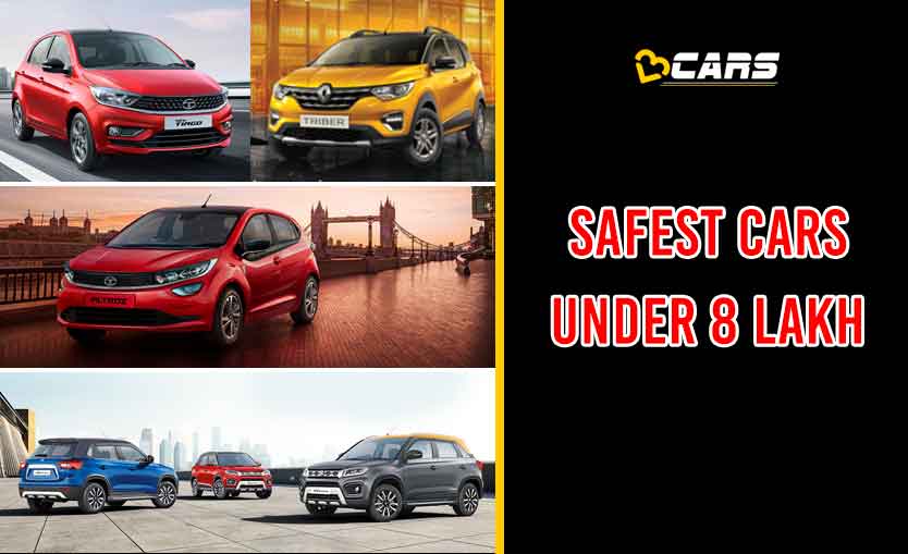 Safest Cars Under Rs. 8 Lakh