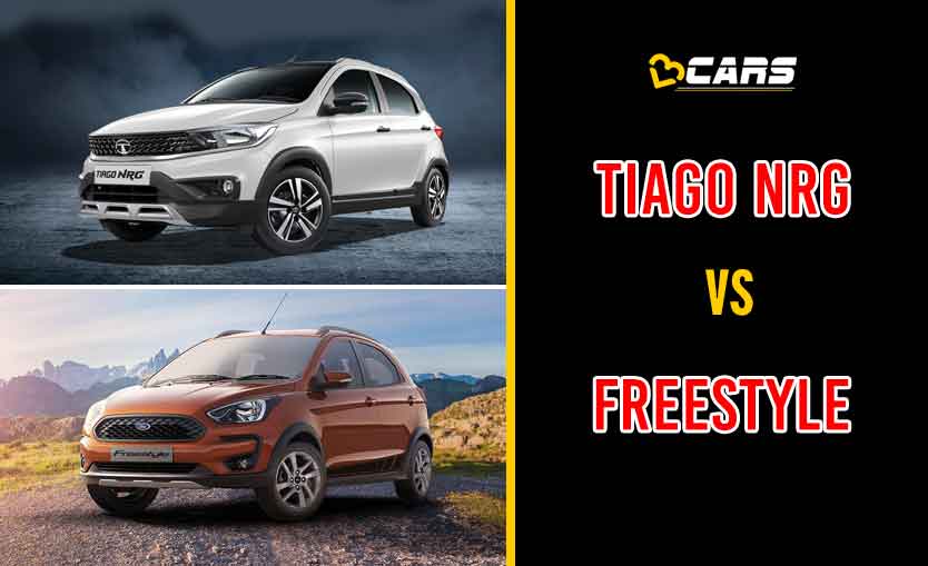 Tata Tiago NRG vs Ford Freestyle latest price, specs, features, mileage comparison