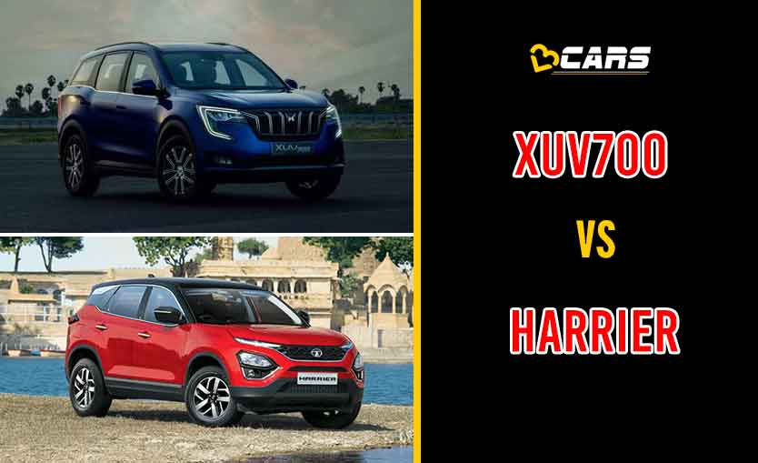 5-Seat Mahindra XUV700 vs Tata Harrier