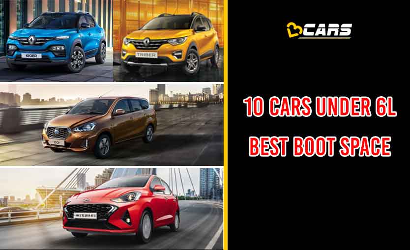 Cars With Best Boot Space Under 6 Lakh