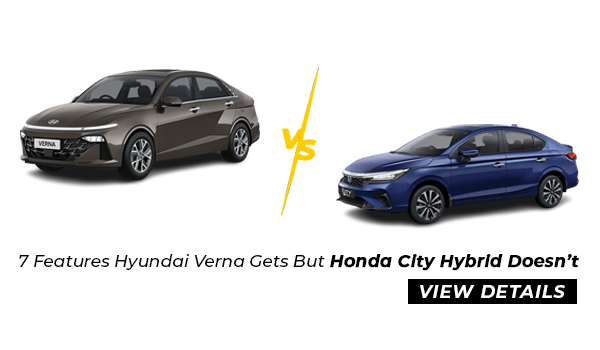 Verna vs Honda City Hybrid