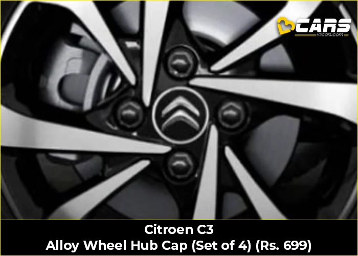 Citroen C3 Alloy Wheel Hub Cap (Set of 4) (Rs. 699)