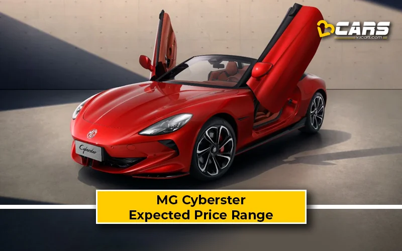 MG Cyberster Expected Price Range In India