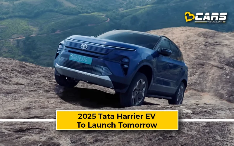 2025 Tata Harrier EV To Launch Tomorrow – All You Need To Know