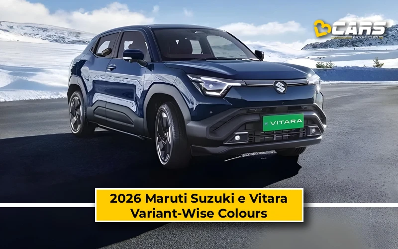 2026 Maruti Suzuki e Vitara Variant-Wise Colours