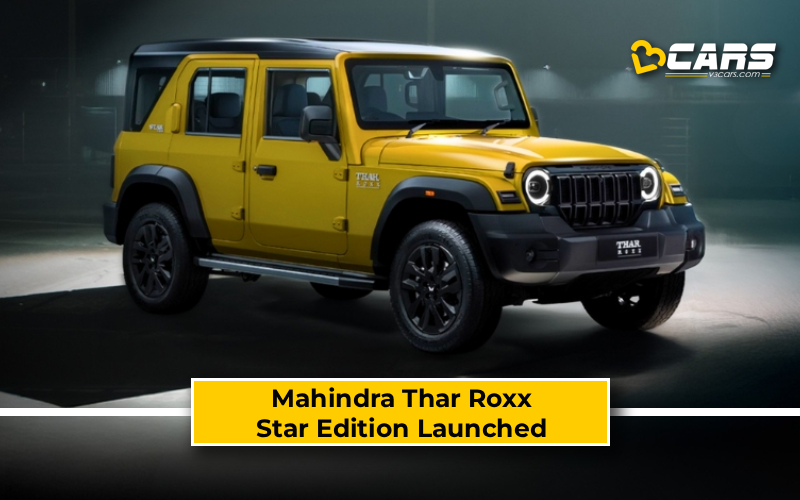 2026 Mahindra Thar Roxx Star Edition Top 3 Highlights