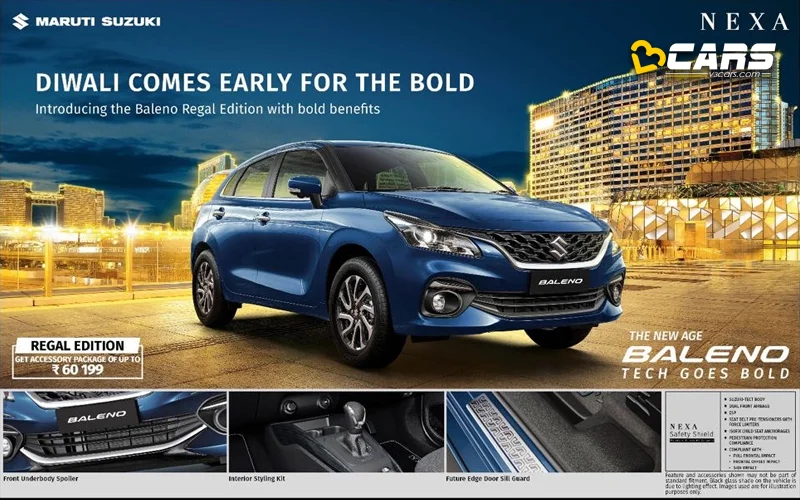 Maruti baleno regal edition launched