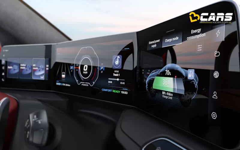 Mg cyberstar electric sportscar teased to debut in january 2025