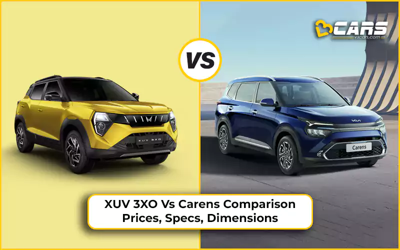 XUV 3XO Vs Carens