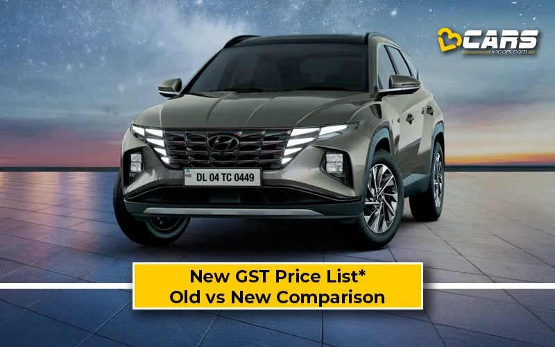 Hyundai Tucson — New GST Rate List