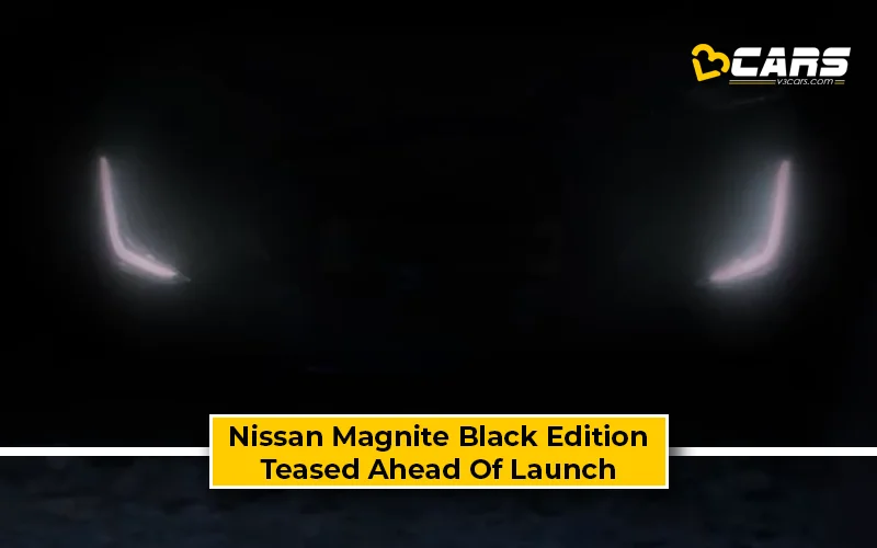 2025 Nissan Magnite Black Edition Teased; Launch Imminent