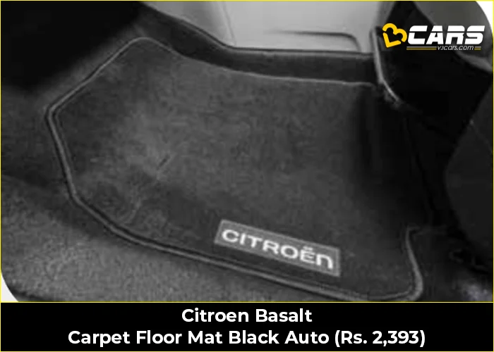 Citroen Basalt Carpet Floor Mat Black Auto (Rs. 2,393)