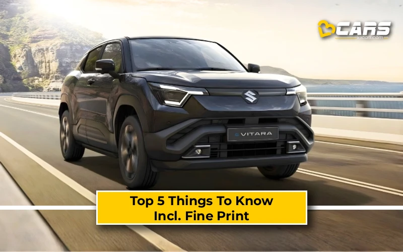 Maruti Suzuki E Vitara @ 10.99 Lakh? Top 5 Things To Know (BaaS Price & Other Fine Print Explained)