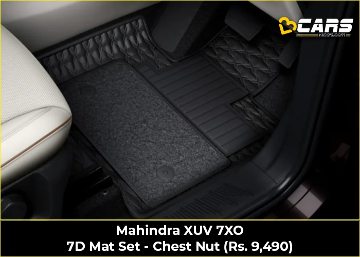 Mahindra XUV 7XO 7D Mat Set - Chest Nut (Rs. 9,490)