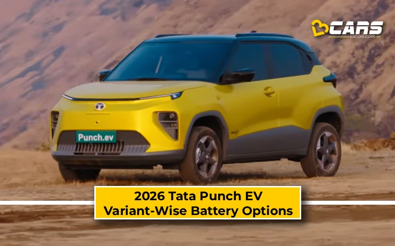 2026 Tata Punch EV Variant-Wise Battery Options
