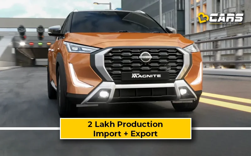 Nissan Magnite Hits 2 Lakh Production Milestone