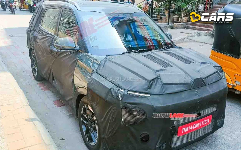 Kia carens facelift 2025 spied with panoramic sunroof adas