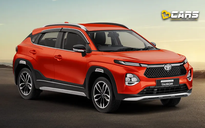 Toyota urban cruiser taisor all exterior colour options variant wise