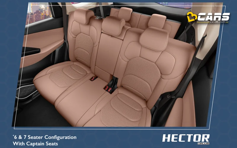 2026 MG Hector Rear Seat