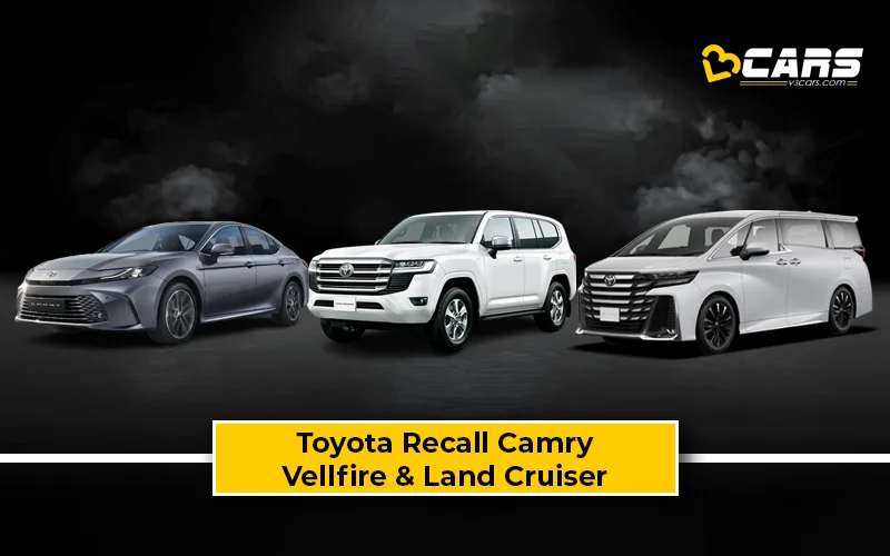 Toyota Recall Camry, Vellfire And Land Cruiser Over Rear Camera Glitch