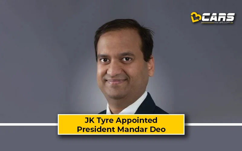 JK Tyre Appoints Mandar Deo As President India