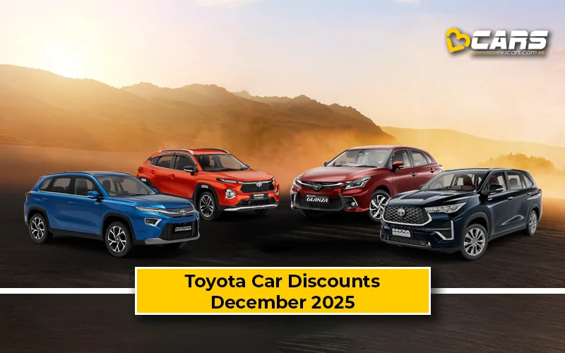 December 2025 — Toyota Glanza, Taisor, Hyryder & Innova Crysta Discount Offers