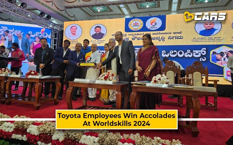 Toyota Kirloskar Motor Employees Honoured For WorldSkills 2024