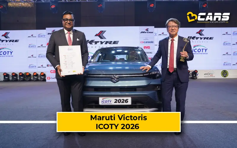 Victoris SUV won ICOTY 2026 top car award!