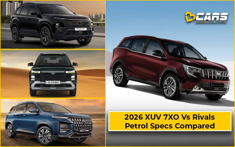 2026 Mahindra XUV 7XO Vs Rivals Petrol Specs Compared