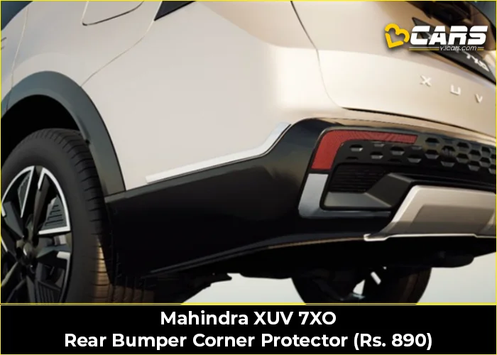 Mahindra XUV 7XO Rear Bumper Corner Protector (Rs. 890)