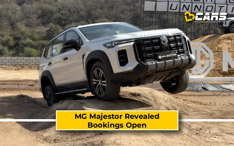 2026 MG Majestor Revealed – Bookings Open At Rs. 41,000