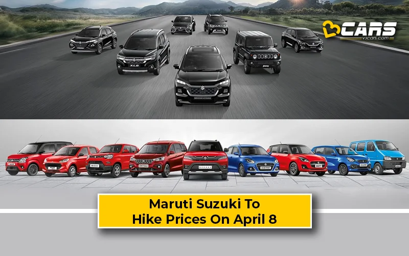 Maruti Suzuki Price Hike Announced – Effective April 8, 2025